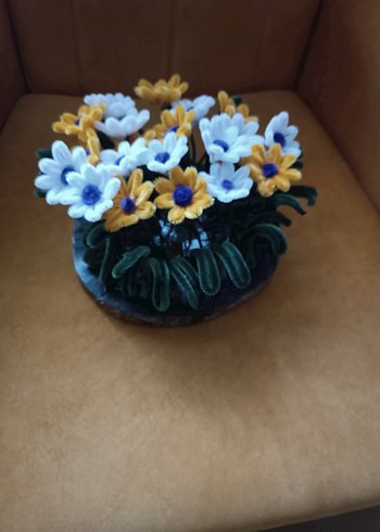 El Yapımı Bohem Çiçek Aranjmanı - Görsel 2