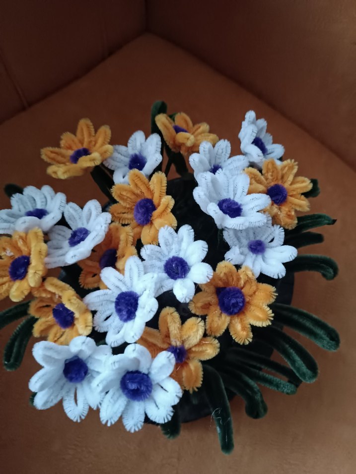 El Yapımı Bohem Çiçek Aranjmanı - Görsel 4