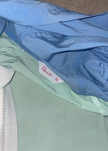 Kızlar için Çok Renkli Fermuarlı Ceket - Görsel 2