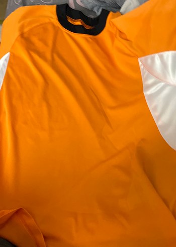 Turuncu Kısa Kollu Basic Erkek Forma - Görsel 3