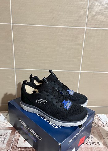 Skechers Siyah Elastik Erkek Spor Ayakkabı