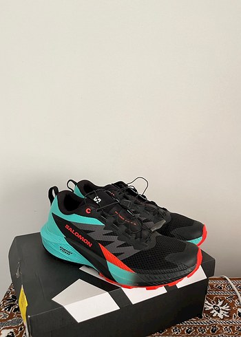 Turkuaz Baskılı Erkek Spor Ayakkabı Velcro