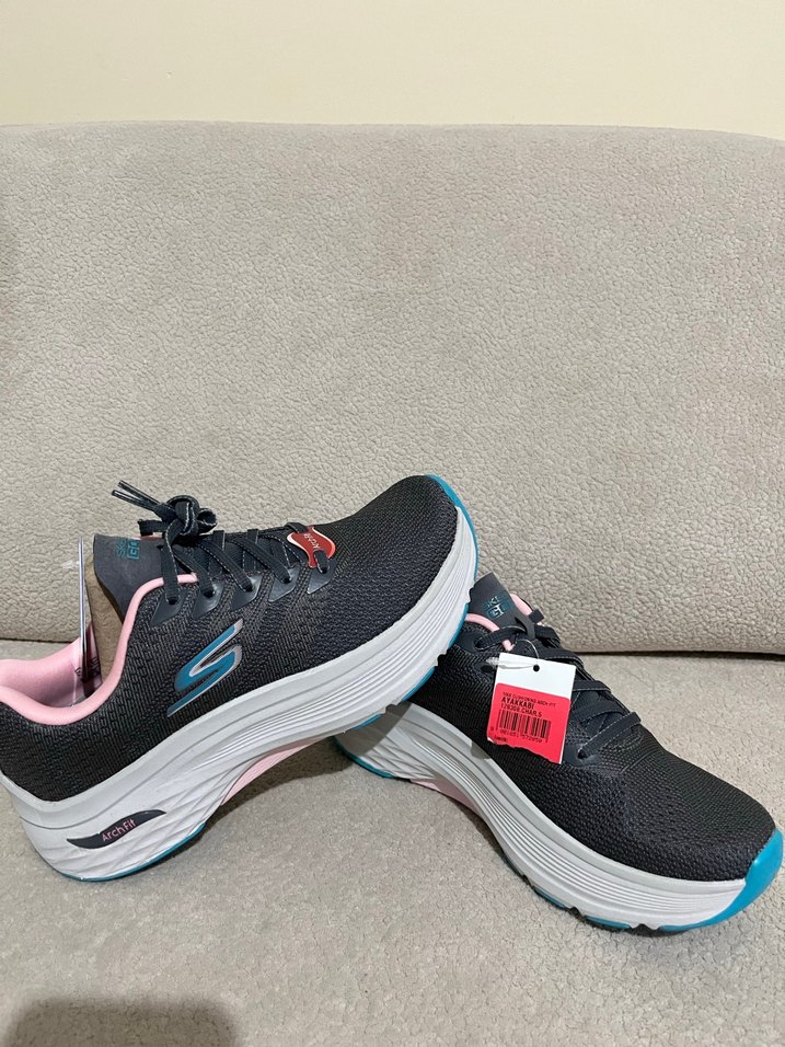 Gri Kadın Spor Ayakkabı Platform Topuklu - Görsel 2