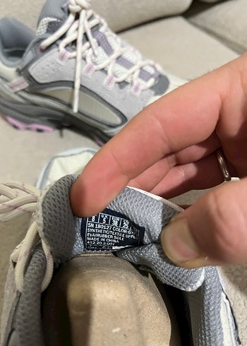 Gri Skechers Kadın Spor Ayakkabı Platform Topuklu - Görsel 6