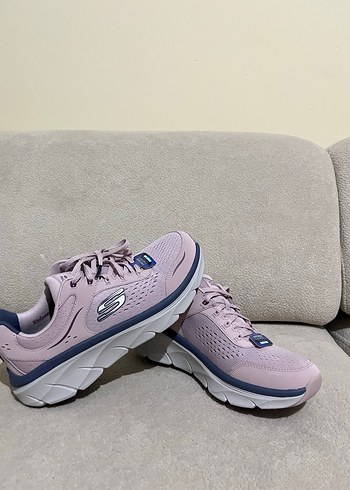 Pembe Platform Topuklu Skechers Spor Ayakkabı - Görsel 2