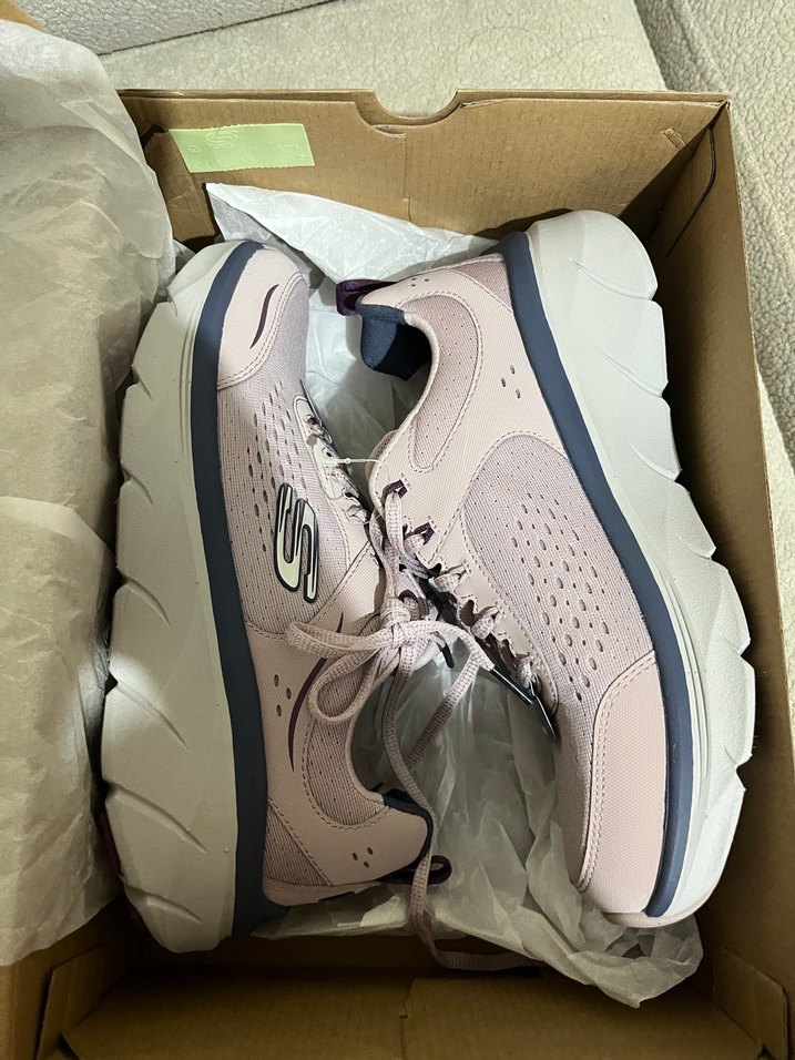 Pembe Platform Topuklu Skechers Spor Ayakkabı - Görsel 4