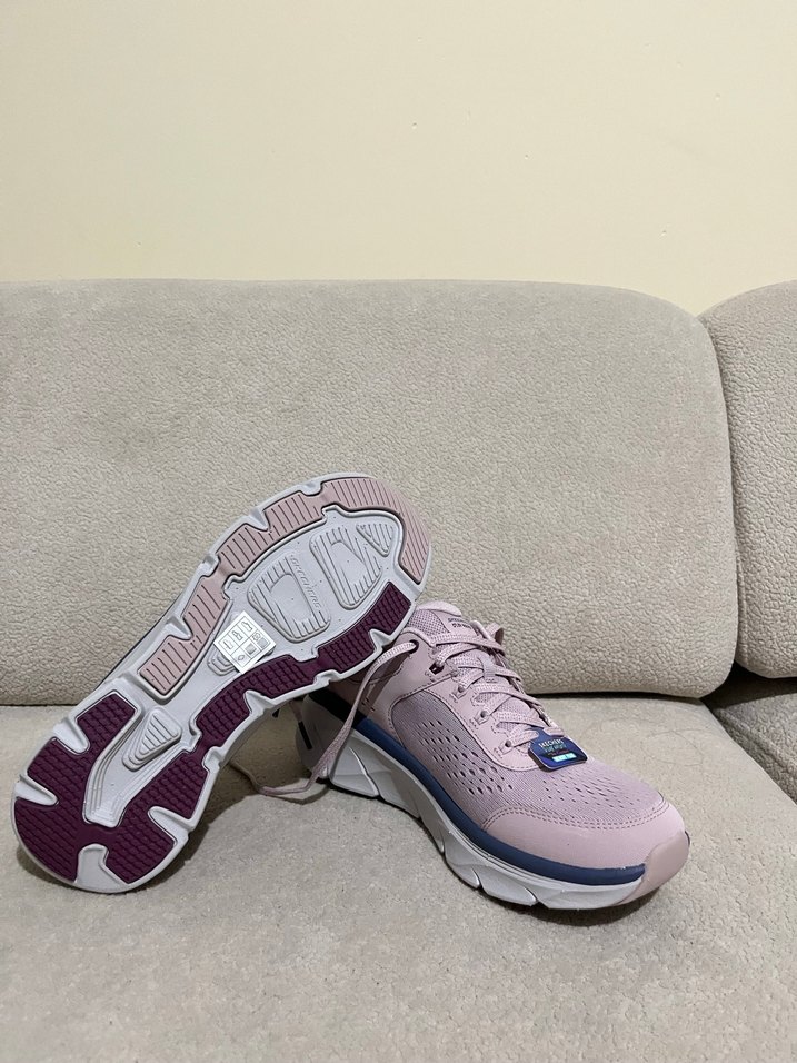 Pembe Platform Topuklu Skechers Spor Ayakkabı - Görsel 3