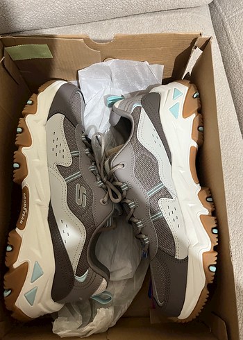 Gri Platform Topuklu Kadın Spor Ayakkabı - Görsel 4