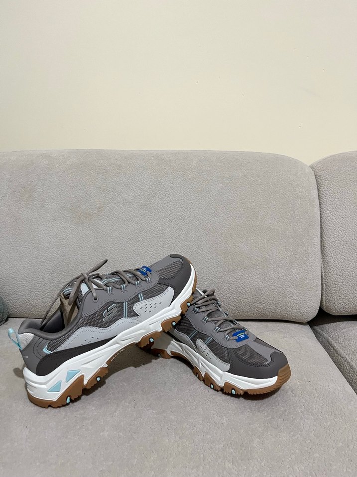 Gri Platform Topuklu Kadın Spor Ayakkabı - Görsel 2