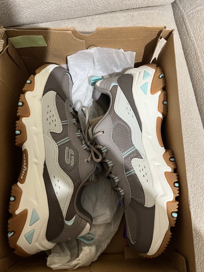 Gri Platform Topuklu Kadın Spor Ayakkabı - Görsel 4