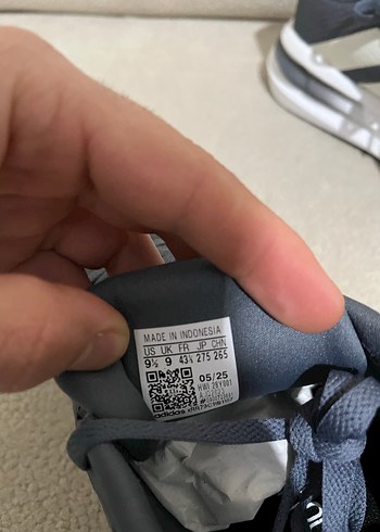 Gri Adidas Erkek Koşu ve Antrenman Ayakkabısı - Görsel 5