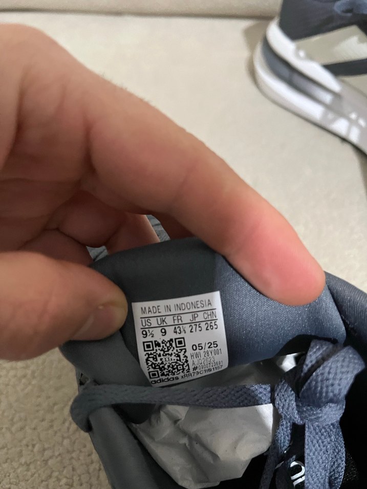 Gri Adidas Erkek Koşu ve Antrenman Ayakkabısı - Görsel 5