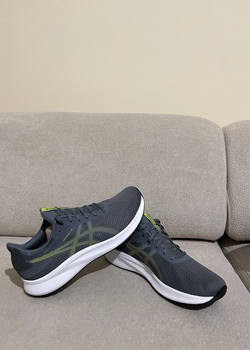 Gri Erkek Spor Ayakkabı Velcro Detaylı - Görsel 2