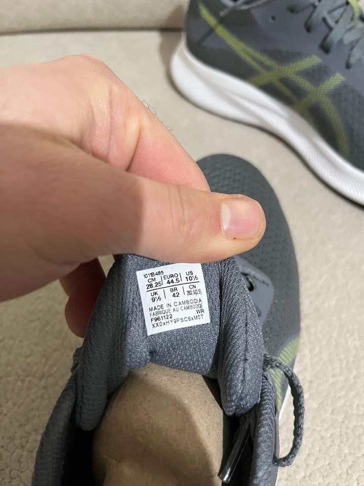 Gri Erkek Spor Ayakkabı Velcro Detaylı - Görsel 5