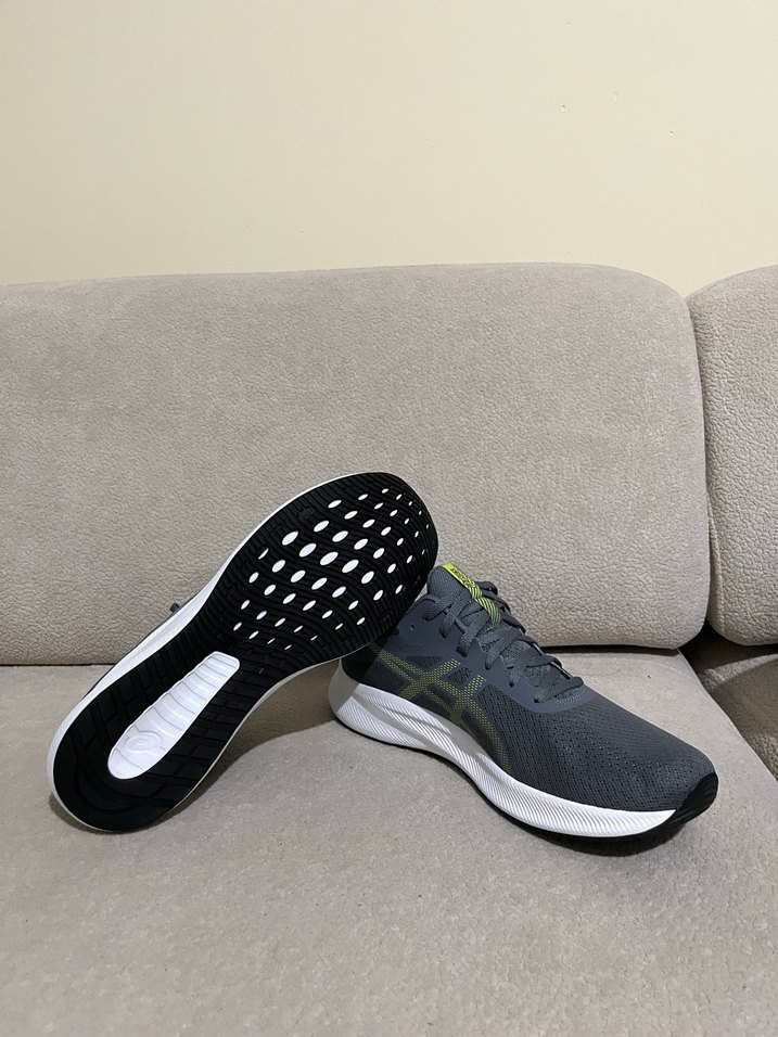 Gri Erkek Spor Ayakkabı Velcro Detaylı - Görsel 3