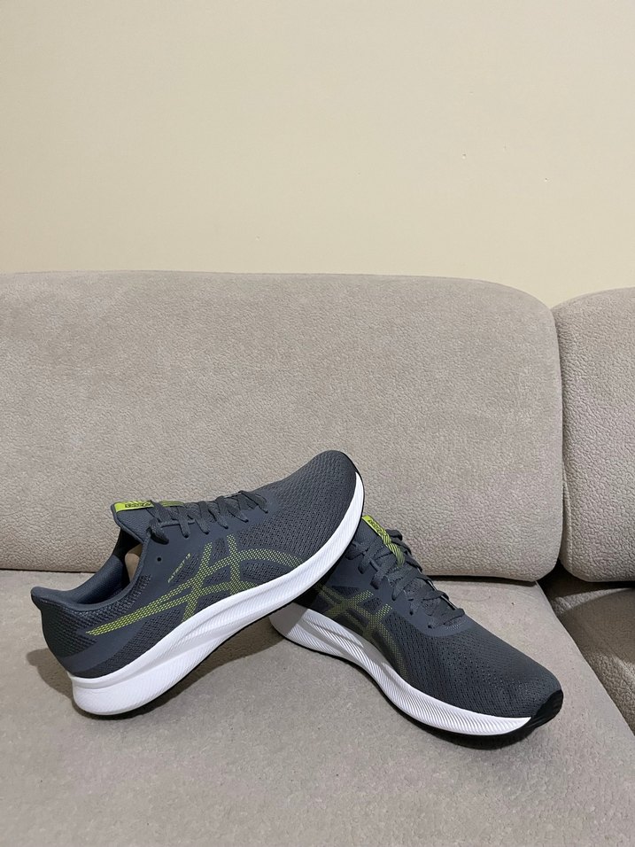 Gri Erkek Spor Ayakkabı Velcro Detaylı - Görsel 2