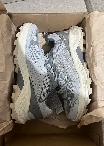 Gri Platform Topuklu Kadın Spor Ayakkabı - Görsel 4