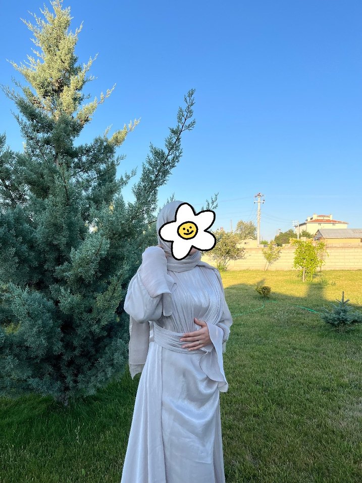 Tesettür abiye elbise - Görsel 4