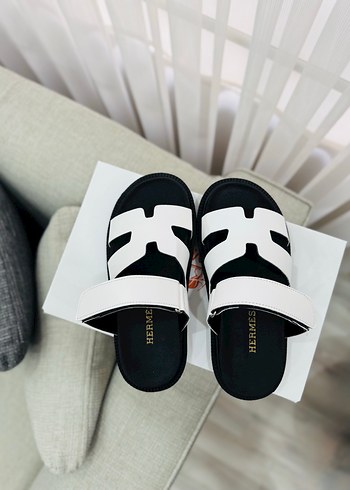 Hermes HERMES BEYAZ SANDALET