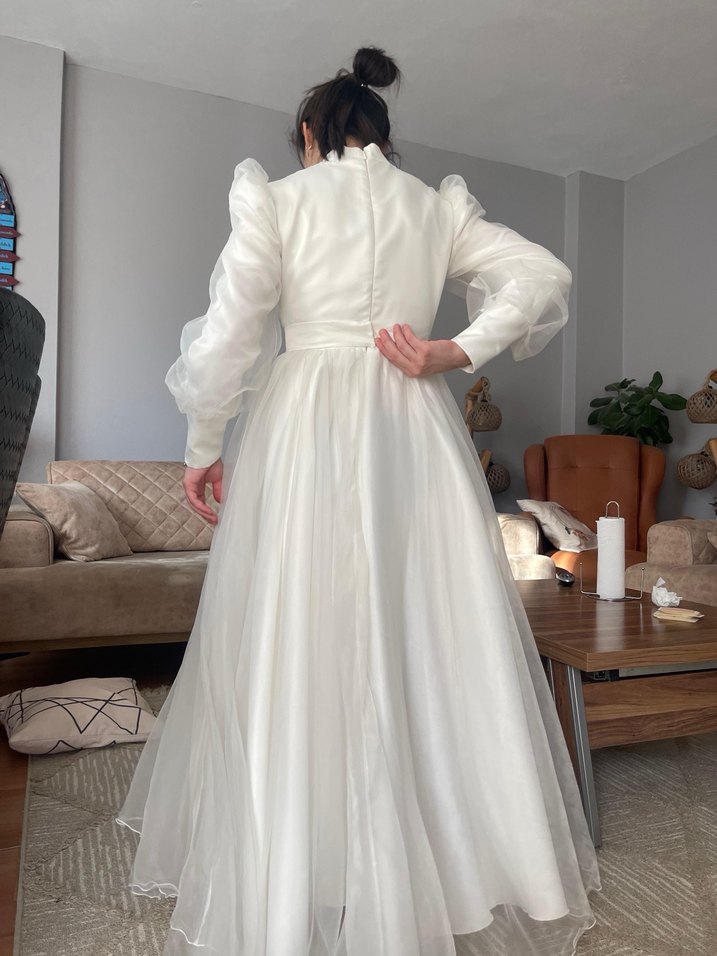 Nikah elbisesi ÖZEL DİKİM - Görsel 2