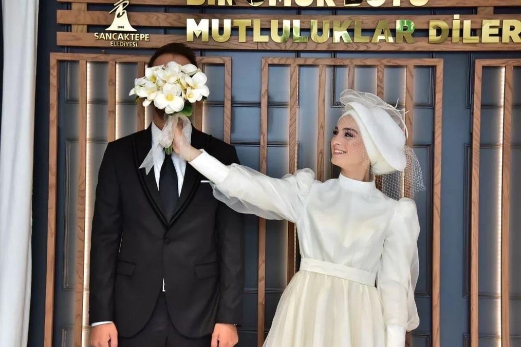 Nikah elbisesi ÖZEL DİKİM - Görsel 3