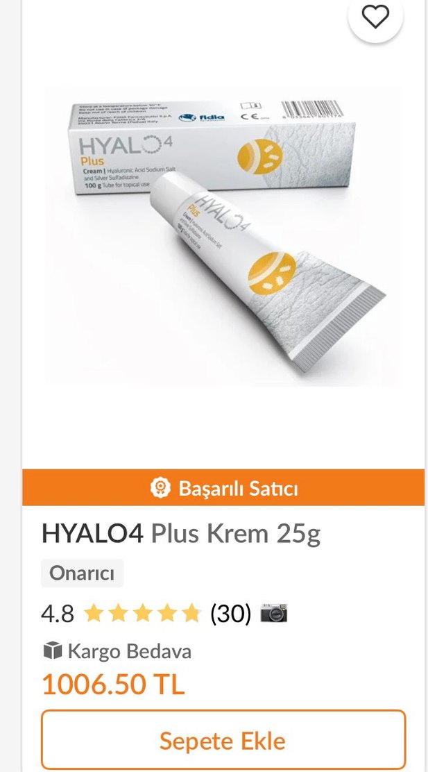 HYALO4 silver yara kremi - Görsel 5