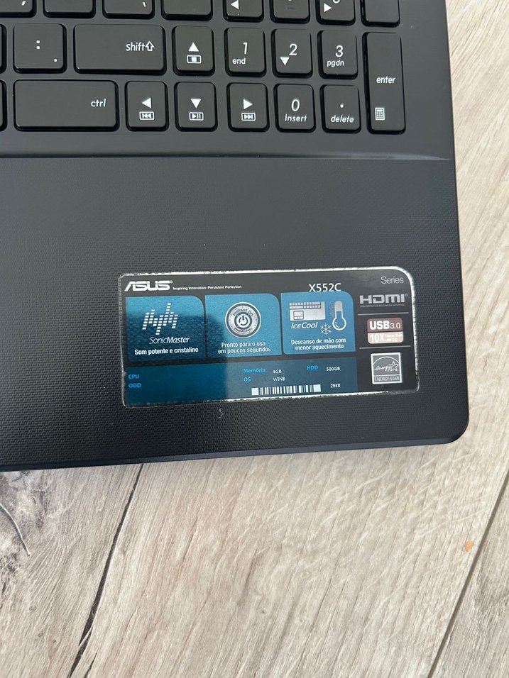 Asus x552c -i5-3337U CPU - Görsel 3