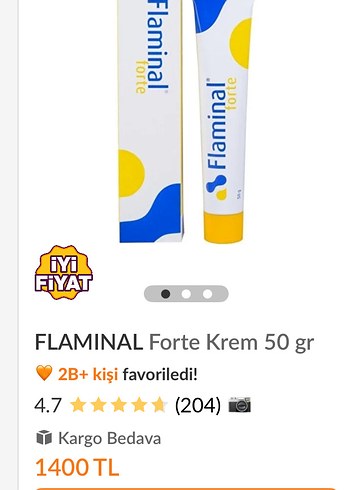 FLAMINAL Forte Krem 50 gr - Görsel 3
