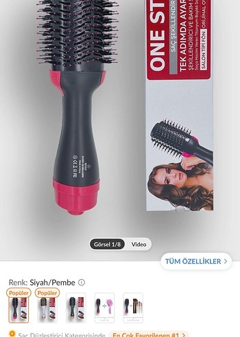 One step fön tarağı - Görsel 2