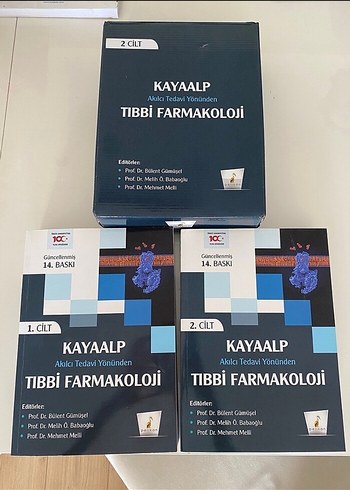 Kayaalp Akılcı Tedavi Tıbbi Farmakoloji Seti 2 Cilt