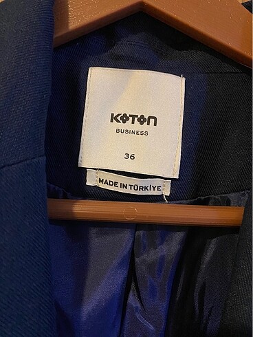 36 Beden Koton yelek ceket blazer kadın