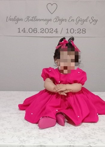 Pembe Renkli Fırfırlı Kız Çocuk Elbisesi - Görsel 4