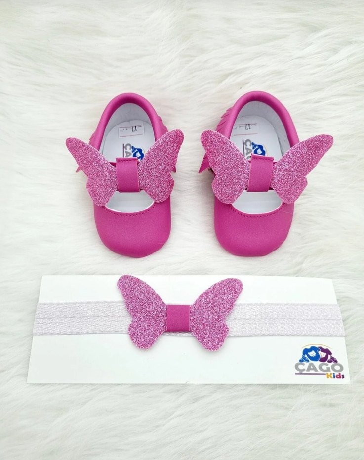 Pembe Renkli Fırfırlı Kız Çocuk Elbisesi - Görsel 5