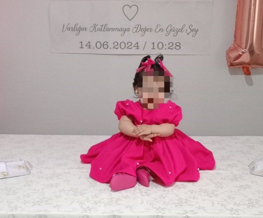 Pembe Renkli Fırfırlı Kız Çocuk Elbisesi - Görsel 4