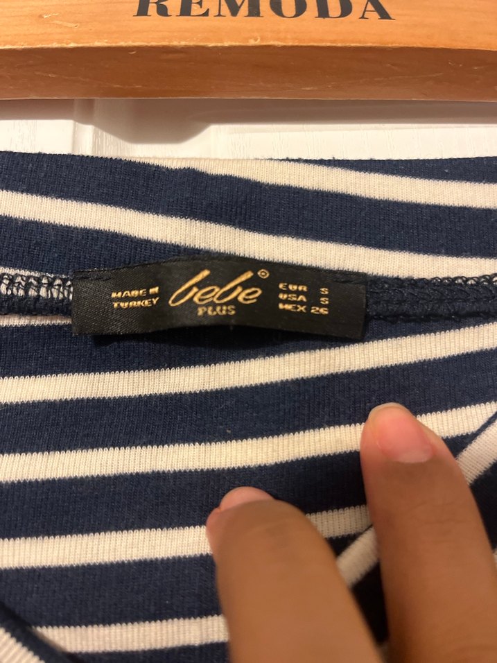 Çizgili Drapeli Uzun Kadın Etek - Görsel 4