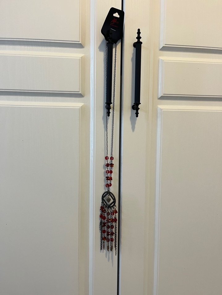 Kırmızı Boncuklu Bohem Uzun Kolye - Görsel 2