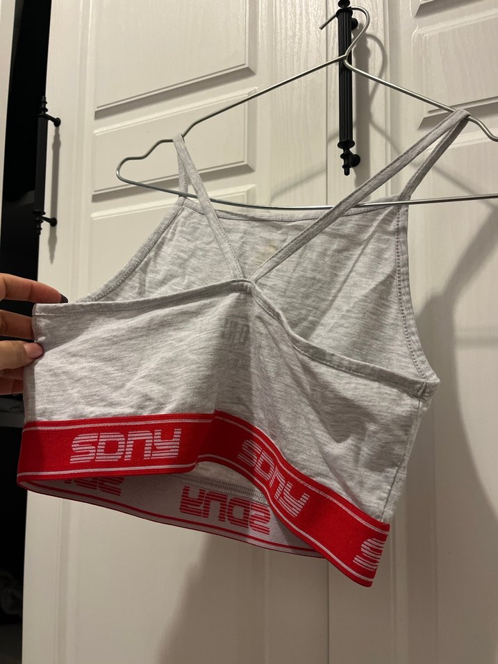 Gri Spor Kısa İnce Askılı Atlet - Görsel 3