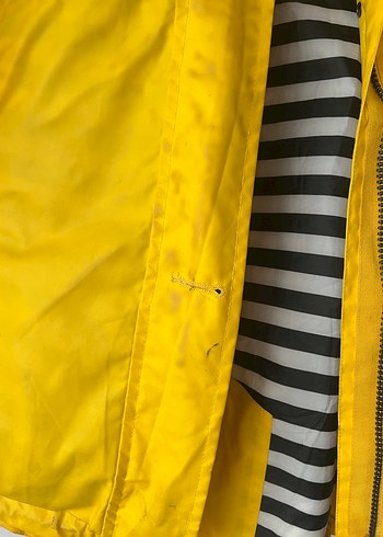 Sarı Midi Kadın Yağmurluk - Görsel 6