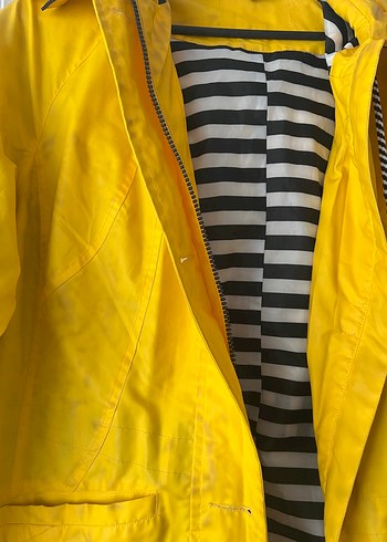 Sarı Midi Kadın Yağmurluk - Görsel 7