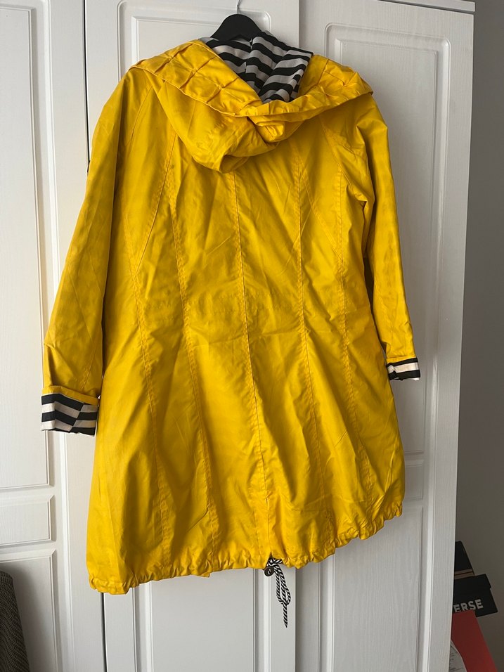 Sarı Midi Kadın Yağmurluk - Görsel 5