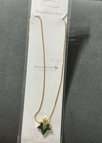 Kadın Çelik Yonca Kolye - Görsel 2