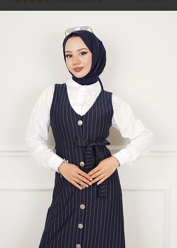 Düğmeli Lacivert Kadın Uzun Jile