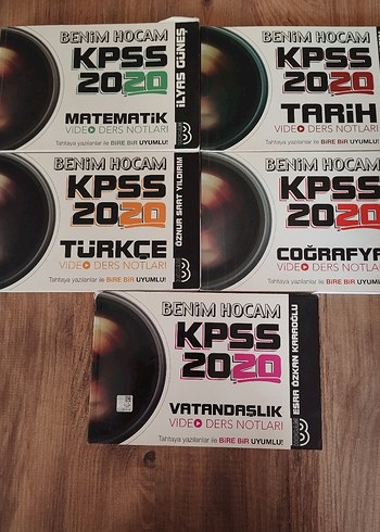 Benim Hocam KPSS 2020 Video Ders Notları Seti