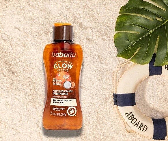 Babaria Glow Simli Bronzlaştırıcı Güneş Kremi
