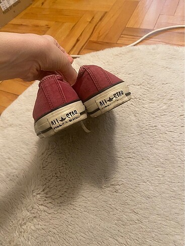 38 Beden bordo Renk Bordo converse