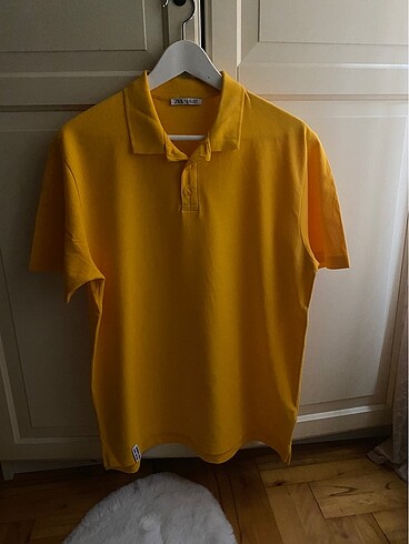 l Beden turuncu Renk Zara Erkek tshirt