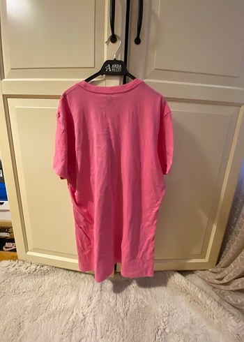 NewYorker Pembe Baskılı Kız Tişörtü