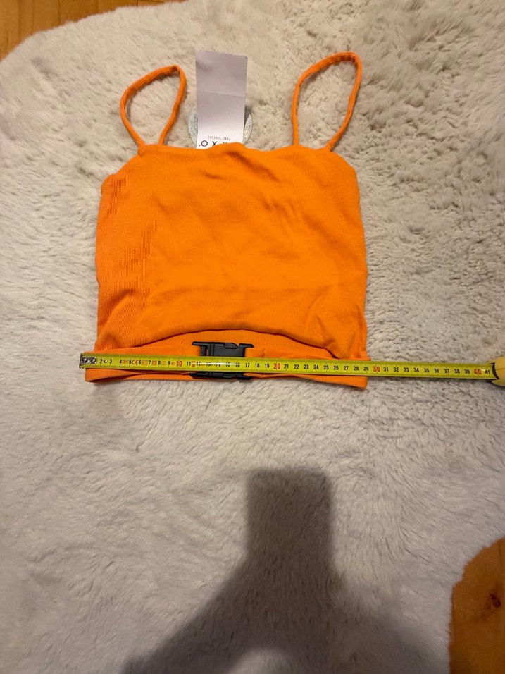 Turuncu Askılı Kemerli Mini Atlet - Görsel 5