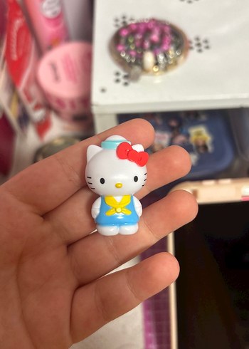 Renkli Mavi Hello Kitty