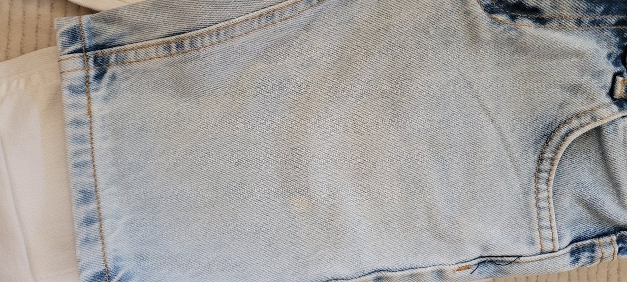 Beyaz Erkek cocuk Kot Şort Rahat Kesim - Görsel 3